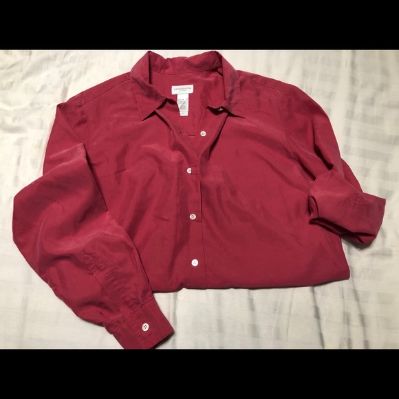 Liz Claiborne Long Sleeve Button Down Shirt - Picture 3 of 6